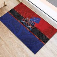 Samoan DNA-Proud of Samoa Rubber Doormat Polynesian Patterns - Polynesian Pride