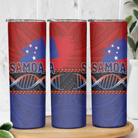Samoan DNA-Proud of Samoa Skinny Tumbler Polynesian Patterns - Polynesian Pride