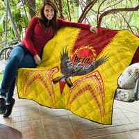 American Samoa Fautasi Race Quilt Pago Pago-Aeto Samoan Tattoo and Eagle