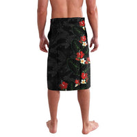 Hawaiian Taro Leaves-Hibiscus and Plumeria Lavalava Floral Tribal Tattoo Motif LT03 - Polynesian Pride