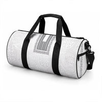 Philippines Polynesian Jasmine Pattern Duffle Bag