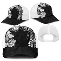 Japanese Irezumi and Hawaiian Polynesian Art Tattoo Baseball Net Cap Black Color - Polynesian Pride