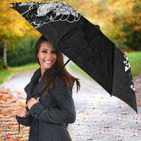 Japanese Irezumi and Hawaiian Polynesian Art Tattoo Umbrella Black Color - Polynesian Pride