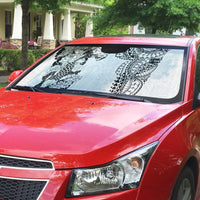 Japanese Irezumi and Hawaiian Polynesian Art Tattoo Auto Sun Shade White Color LT03 - Polynesian Pride
