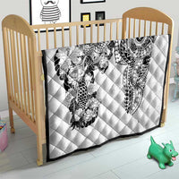 Japanese Irezumi and Hawaiian Polynesian Art Tattoo Quilt White Color LT03 - Polynesian Pride