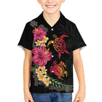 Hawaiian Flower and Tribal Turtle Hawaiian Shirt Colorful Style LT03 - Polynesian Pride