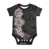 Hawaiian Plumeria and Hibiscus Baby Onesie
