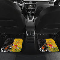 Aotearoa New Zealand And Australia Basketball Custom Car Mats Maori Tribal Tattoo And Aboriginal Dot Art Heritage
