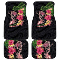 Hawaiian Tropical Plants Turtle and Shark Car Mats Polynesian Art Tattoo