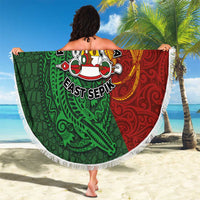 Papua New Guinea East Sepik Province Beach Blanket Tribal Crocodile Birds of Paradise Melanesian Tattoo