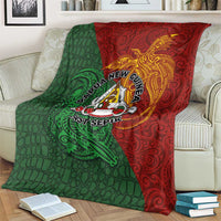 Papua New Guinea East Sepik Province Blanket Tribal Crocodile Birds of Paradise Melanesian Tattoo