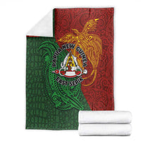 Papua New Guinea East Sepik Province Blanket Tribal Crocodile Birds of Paradise Melanesian Tattoo