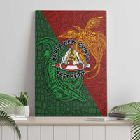 Papua New Guinea East Sepik Province Canvas Wall Art Tribal Crocodile Birds of Paradise Melanesian Tattoo