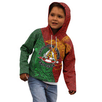 Papua New Guinea East Sepik Province Kid Hoodie Tribal Crocodile Birds of Paradise Melanesian Tattoo