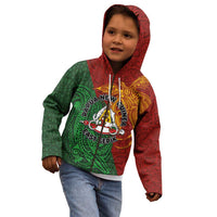 Papua New Guinea East Sepik Province Kid Hoodie Tribal Crocodile Birds of Paradise Melanesian Tattoo