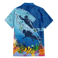 Polynesian Scuba Diving Family Matching Mermaid Dress and Hawaiian Shirt Beauty Corals with Underwater and Polynesian Pattern LT03 - Polynesian Pride