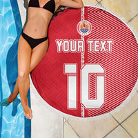 Custom Tahiti Football-Iron Warriors Beach Blanket