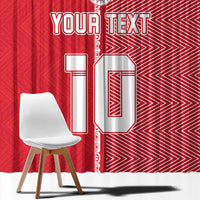 Custom Tahiti Football-Iron Warriors Window Curtain