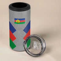 Custom New Caledonia-The Kagus 4 in 1 Can Cooler Tumbler