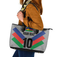 Custom New Caledonia-The Kagus Leather Tote Bag