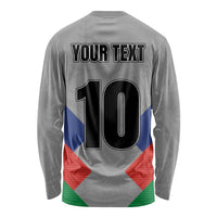 Custom New Caledonia-The Kagus Long Sleeve Shirt