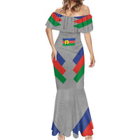 Custom New Caledonia-The Kagus Mermaid Dress