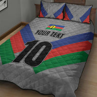 Custom New Caledonia-The Kagus Quilt Bed Set