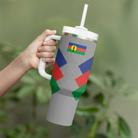 Custom New Caledonia-The Kagus Tumbler With Handle