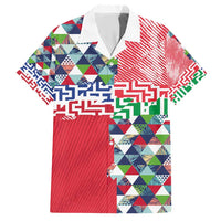 Hawaiian Floral Kakau Tropical Leaves-Sporty Style Hawaiian Shirt