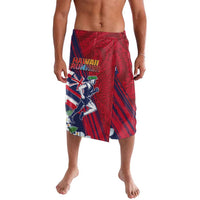 Hawaii Runner-Kakau Art with Lei and Plumeria Lavalava