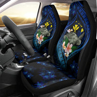Hawaii Turtle Plumeria Flower Fanciful Car Seat Cover