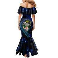 Hawaii Turtle Plumeria Flower Fanciful Mermaid Dress LT03 - Polynesian Pride