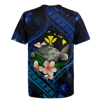 Hawaii Turtle Plumeria Flower Fanciful Rugby Jersey