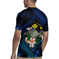 Hawaii Turtle Plumeria Flower Fanciful Rugby Jersey