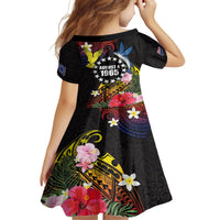 Cook Islands Independence Day Family Matching Puletasi and Hawaiian Shirt Maroro and Kakaia with Hibiscus Flower Polynesian Pattern LT03 - Polynesian Pride