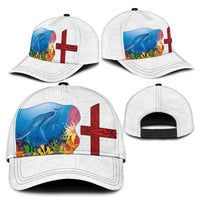 Tonga Swimming with Whales Classic Cap Ngatu Pattern LT03 - Polynesian Pride