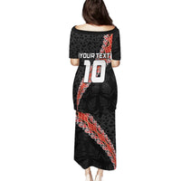 Custom New Zealand Rugby Puletasi Maori and Silver Fern Half Style LT03 - Polynesian Pride