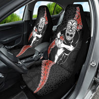 New Zealand Maori Warrior Rugby Car Seat Cover Maori and Silver Fern Half Style