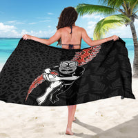 New Zealand Maori Warrior Rugby Sarong Maori and Silver Fern Half Style