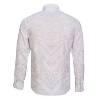 Tonga White Sunday Family Matching Puletasi and Hawaiian Shirt Tongan Tribal Heritage Tattoos - Polynesian Pride