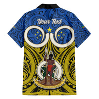 Personalised Vanuatu Tafea Province Family Matching Long Sleeve Bodycon Dress and Hawaiian Shirt Pig Tusk Mix Maori Pattern and Namele Leaf LT03 - Polynesian Pride