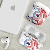 Tongan and Australian Culture Together AirPods Case Ngatu Art Tribal Aboriginal Tattoo Pattern - Polynesian Pride