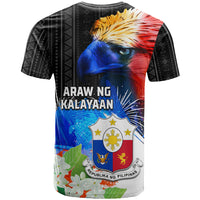 Philippines Independence Day T Shirt Philippines Eagle and Sampaguita Jasmine Yakan Tribal