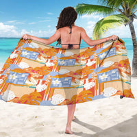 Hawaiian and Japanese Culture Together Sarong Palaka Japanese Art and Tropical Motif Tribal Patchwork LT03 - Polynesian Pride