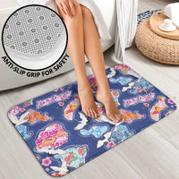Hawaiian and Japanese Culture Together Bathroom Set Hawaiian Archipelago Shape Sea Animals