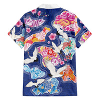 Hawaiian and Japanese Culture Together Family Matching Summer Maxi Dress and Hawaiian Shirt Hawaiian Archipelago Shape Sea Animals LT03 - Polynesian Pride