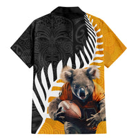 New Zealand and Australia Rugby Family Matching Mermaid Dress and Hawaiian Shirt Koala and Maori Warrior Together