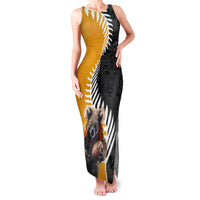 New Zealand and Australia Rugby Family Matching Tank Maxi Dress and Hawaiian Shirt Koala and Maori Warrior Together