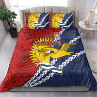 Kiribati Independence Day Bedding Set Polynesian and Melanesian Art Tattoo