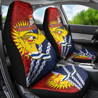 Kiribati Independence Day Car Seat Cover Polynesian and Melanesian Art Tattoo